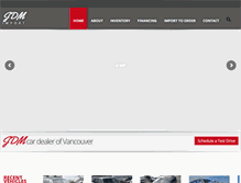 Tablet Screenshot of jdmcarimport.com